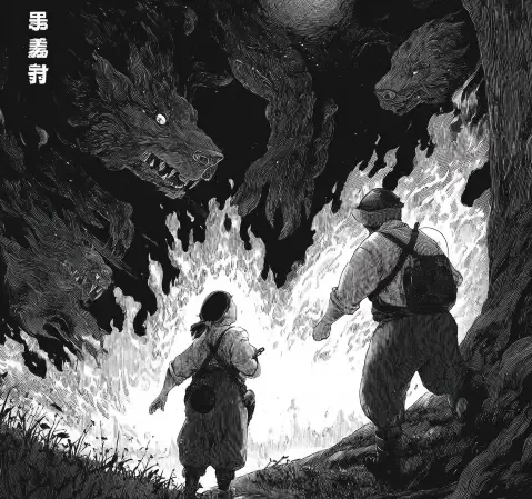 《盐湖镇》封面：盐湖边缘的白色小镇与倒影